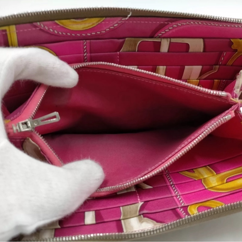 Hermes Long Wallet  Gray Leather - Picture 6 of 9